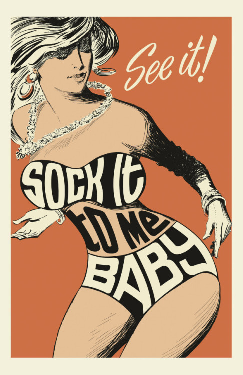 ryansposters: A poster for Lou Campa’s 1968 exploitation film SOCK IT TO ME, BABY. (Source: hungertv