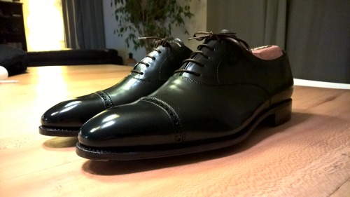 blackshoeblog:  rodod:CarminaDeep Blue Great job once again!