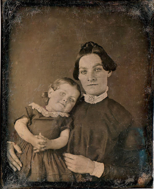 revoltedstates: Mama Loves Me, 1/6th-Plate Daguerreotype, Circa 1850 by lisby1 on Flickr.