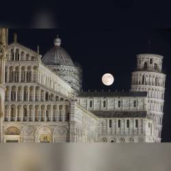 Thunder Moon over Pisa #nasa #apod  #moon