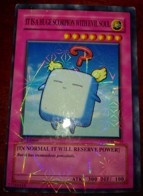 astraedm:bootleg yugioh cards are a gift to humanity