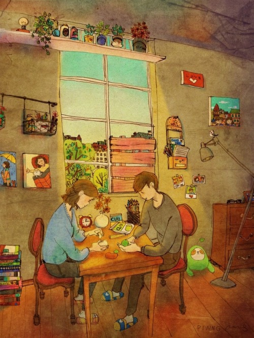 casorio-fabi-e-will:  Ilustrações de Puuung