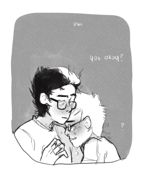 koalanurples:  eridan didnt really know what to do the first time his roommate broke down in front of himhonestly he sort of wished they were fightingat least he knew how to handle that 
