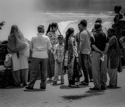 Eye Contact - as I was scanning around for a shot in the crowds at the falls I noticed this young la