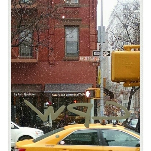 Snow flakes in NYC! #winter #wonderland #firstsnow #uws #womens #clothing #boutique #instacool #instastyle #snow