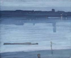 fleurdulys:Nocturne: Blue and Silver - James Abbott McNeill Whistler1871