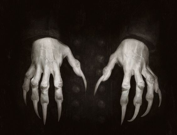 I dream pitch black