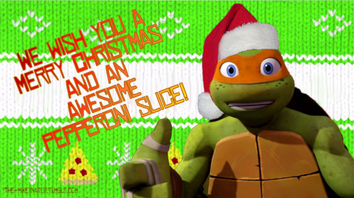 raph-the-muscle: “MERRY CHRISTMAS! Have a Shell-tastic day!”