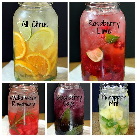 stardusting:   Flavored Water  These all look amazing but BLACKBERRY SAGE, oh my.