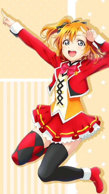 lovelivegayidolfestival:  honoka promo card bgs*please dont remove the caption