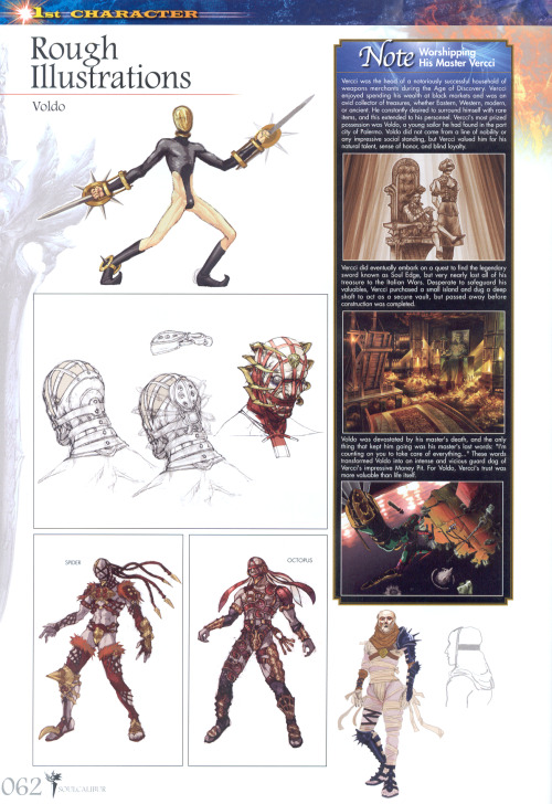 fuckyeahvoldo:Voldo’s pages in New Legends of Project Soul - thanks to flei-the-chaos-dragon for poi