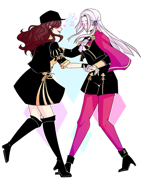 obsmiechuyek:I really like Dorothea and Edelgard together,,