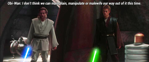 allthingskenobi: ‘Incorrect Star Wars’ with Obi-Wan &amp; Anakin(Text adapted from s