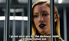 starcitysirens:dctv ladies meme: five antagonists↳ E-2 Dinah L. Lance (Black Siren) // Arrow [2/5]