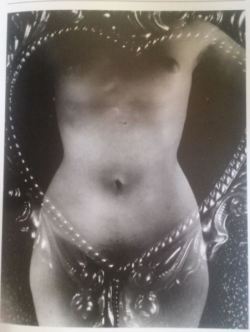  Clarence John Laughlin  Memento of the Mae West Period, 1940 * Personal photograph from the book The Naked Eye: Great Photographs of the Nude (selected and introduced by David Bailey), AMPHOTO, 1987. 