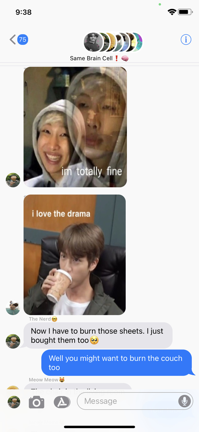 Bts Group Chat: 2.5