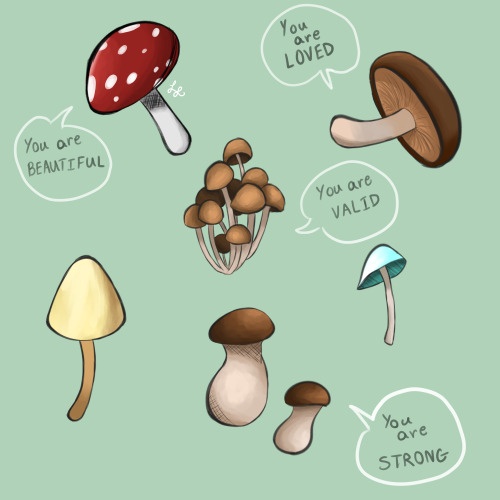 leviathan-of-the-puddle: would u like a positive mushroom in these trying times