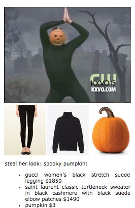 memeiversaries:
“ October 14th is the Feast Day of Steal Her Look, which was first celebrated in 2009.
”