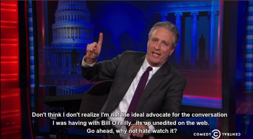 jonstewartfuckyeah:Jon tried to explain white privilege to Bill O’reilly last night….Go