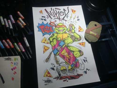 tmnt: TMNT Artwork by street artists! Which one is your favorite? Raph, Leo, Donnie, and Mikey all