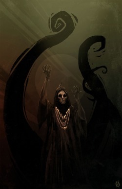 weirdletter:  Prophet of R’lyeh, by Michael Oppenheimer, via mikeoppart.com. 