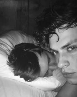 waistbandboy:  inspiringenvironmentalist:  Matthew and I laying together! Follow us on insta: @chadwickduplain and @matthewzoyhofski  ❤️ LOVE ❤️