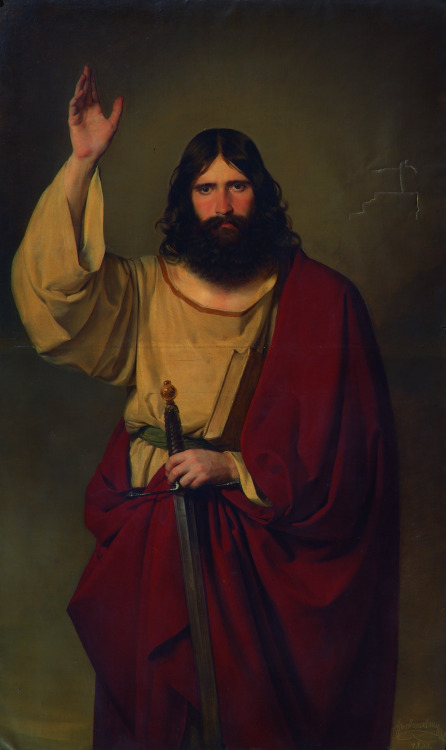 maertyrer:    Friedrich von AmerlingApostle PaulOil on canvas, 163 x 100 cm, 1833