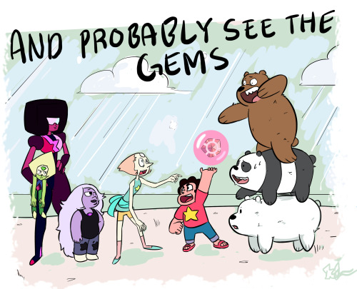 oasiscommander51:  Steven would make a good tour guide if he wasn’t  constantly being attacked by gem creatures :) 