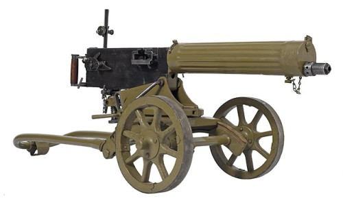 dieselfutures: Maxim Pulemyot Maxima 1910 Machine Gun