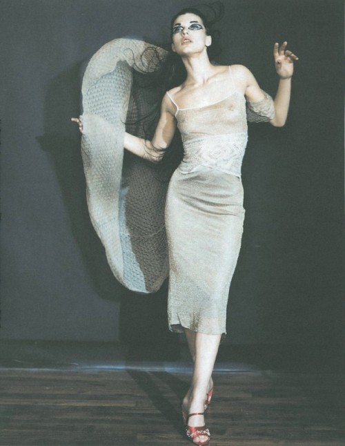 Porn photo  Anna Molinari F/W 1998 photographed by Paolo