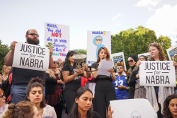 activistnyc:The Muslim community is mourning the passing of Nabra, a 17 year old young woman from Sterling, VA. Nabra was beaten to death with a baseball bat and left in a pond after going missing while walking to a mosque with her friends. Hate crime