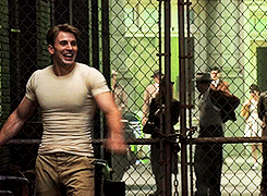 mamalaz:Chris Evans and Sebastian Stan | Behind the Scenes of Captain America: The First Avenger