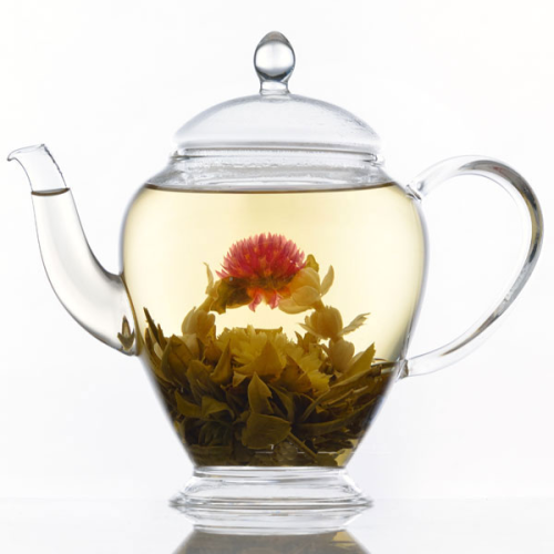 Have you tried Chinese flowering tea (aka blooming tea)? They look beautiful, smell beautiful and ta