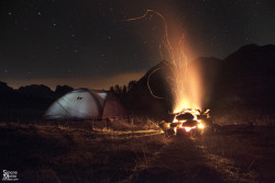brutalgeneration:  Camping under the stars