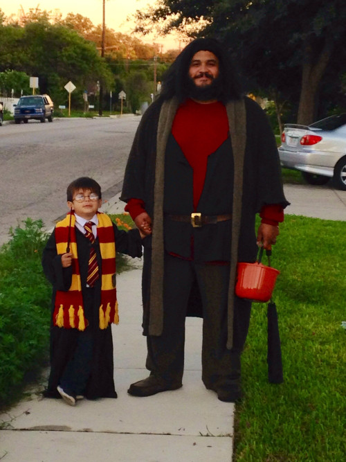 note-a-bear: spookymon-trainer-alastrade: stunningpicture: Harry and Hagrid. The things we do as par