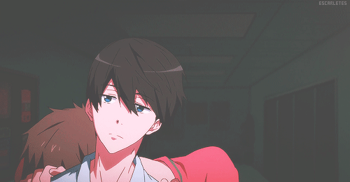 chitoushi:found some super cute makoharu gifs i love them OTP for life.