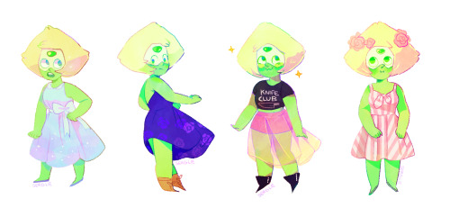 sergle:  anon requested peridot in dresses ✨sticker sheet! 