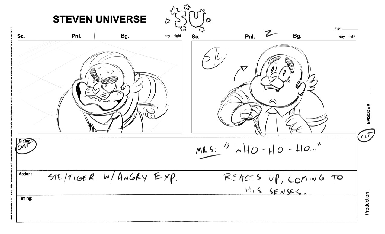 From Storyboard Artist Raven M. Molisee:  Lars’s traumatic Tiger Millionaire experience…
