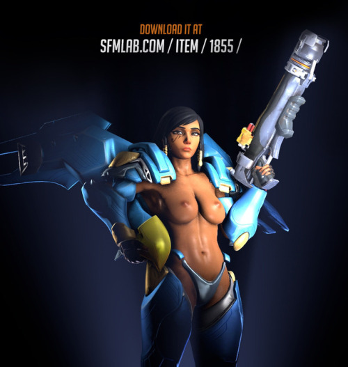 It’s been little over a month since I started using Source FIlm Maker and after relying so much on other people’s work I decided to give something back: so I completely updated and refined the Pharah model (aka body-hack I use).You can download it