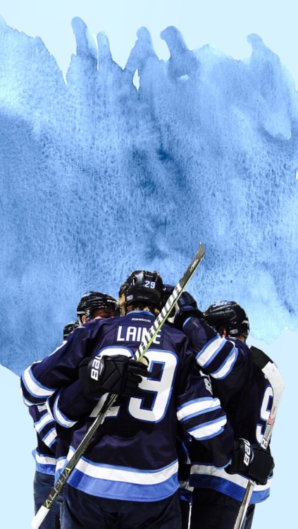 Winnipeg Jets + hugging /requested by @lampshade229/