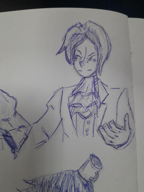 Some Ace Attorney Sketches From College