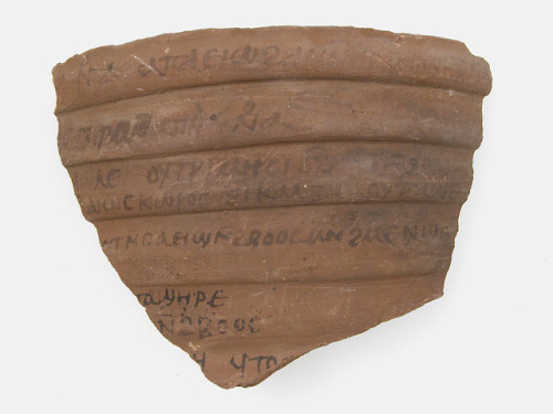 Ostrakon, Medieval ArtRogers Fund, 1912Metropolitan Museum of Art, New York, NYMedium: Pottery fragm