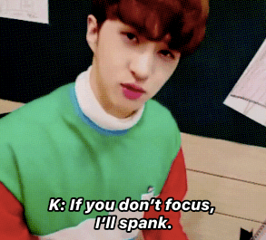 honeyjaehwan:“If you don’t focus, I’ll spank!!!”