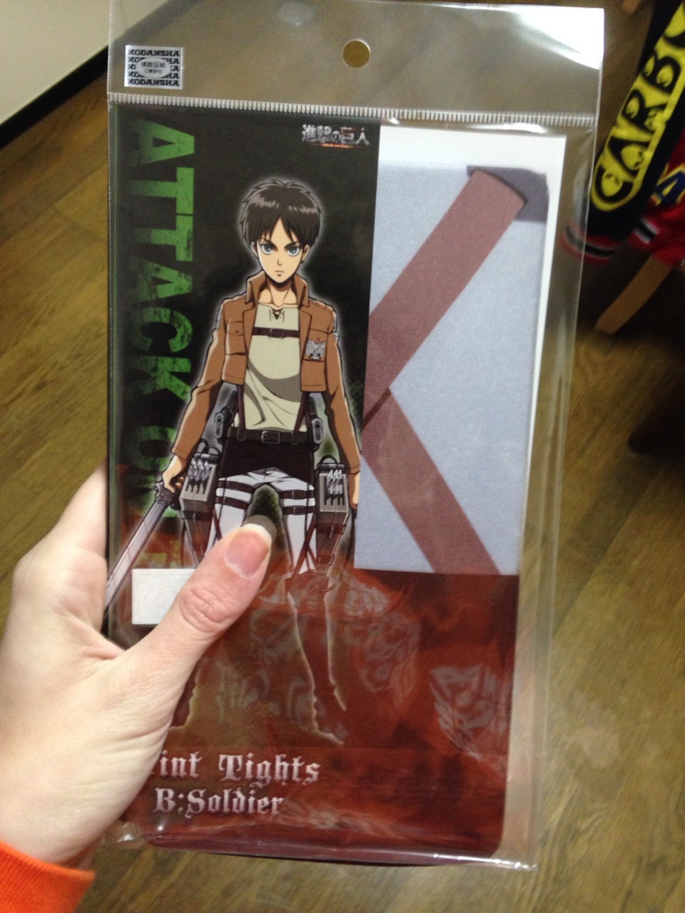 keyitems:  hitachiin—twincest:  galacticyoyo:  My SNK tights finally arrived! I’m