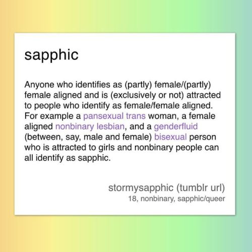 Sapphic unpacked on Queer Undefined ️‍ requested by @acciolibraries  . #sapphic #sappho #wlw #le