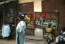 nigerianostalgia:  Street vendor selling