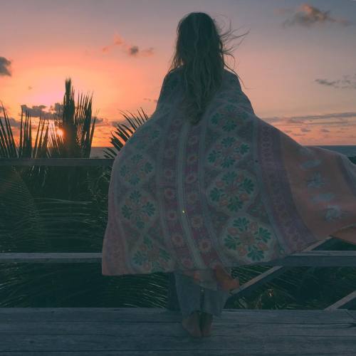 This familiar place&hellip; Sunrise #Tulum #observationdeck