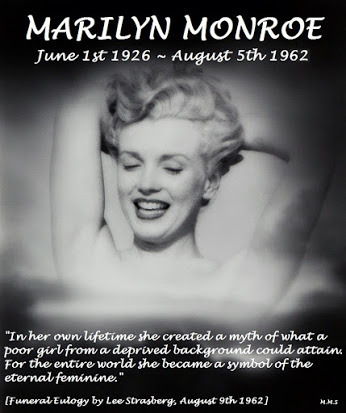 marilynmonroesite:Remembering Marilyn Monroe  June 1st 1926 - August 5th 1962