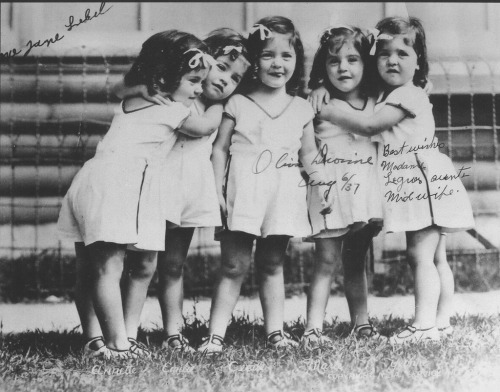 vintageeveryday:The First Quintuplets Known to Have Survived Infancy – 26 vintage pictures of 