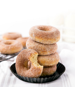 fullcravings:  Snickerdoodle Doughnuts